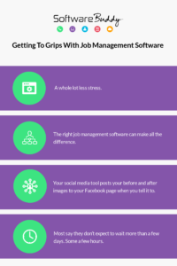 Software Buddy - Getting to grips with job management software - inforgraphic 1