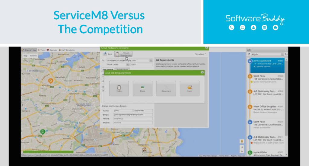 ServiceM8 versus the Competition