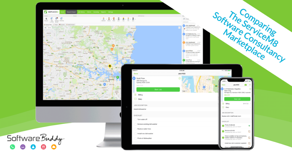 Comparing The ServiceM8 Software Consultancy Marketplace