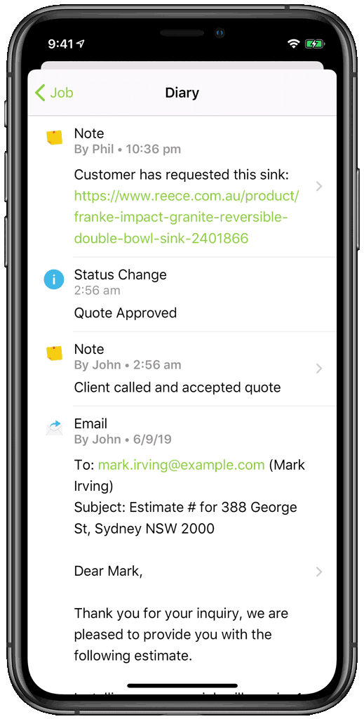 ServiceM8 8.0 Updates Smart Notes